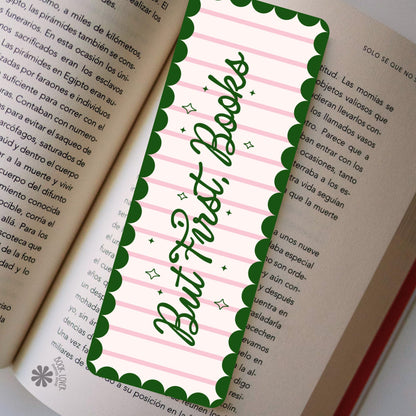 But First Books Bookmark / One more Chapter Bookish Bookmark / Book Lover Gift / Bookish Merch / Spicy Reader / Reading Lover