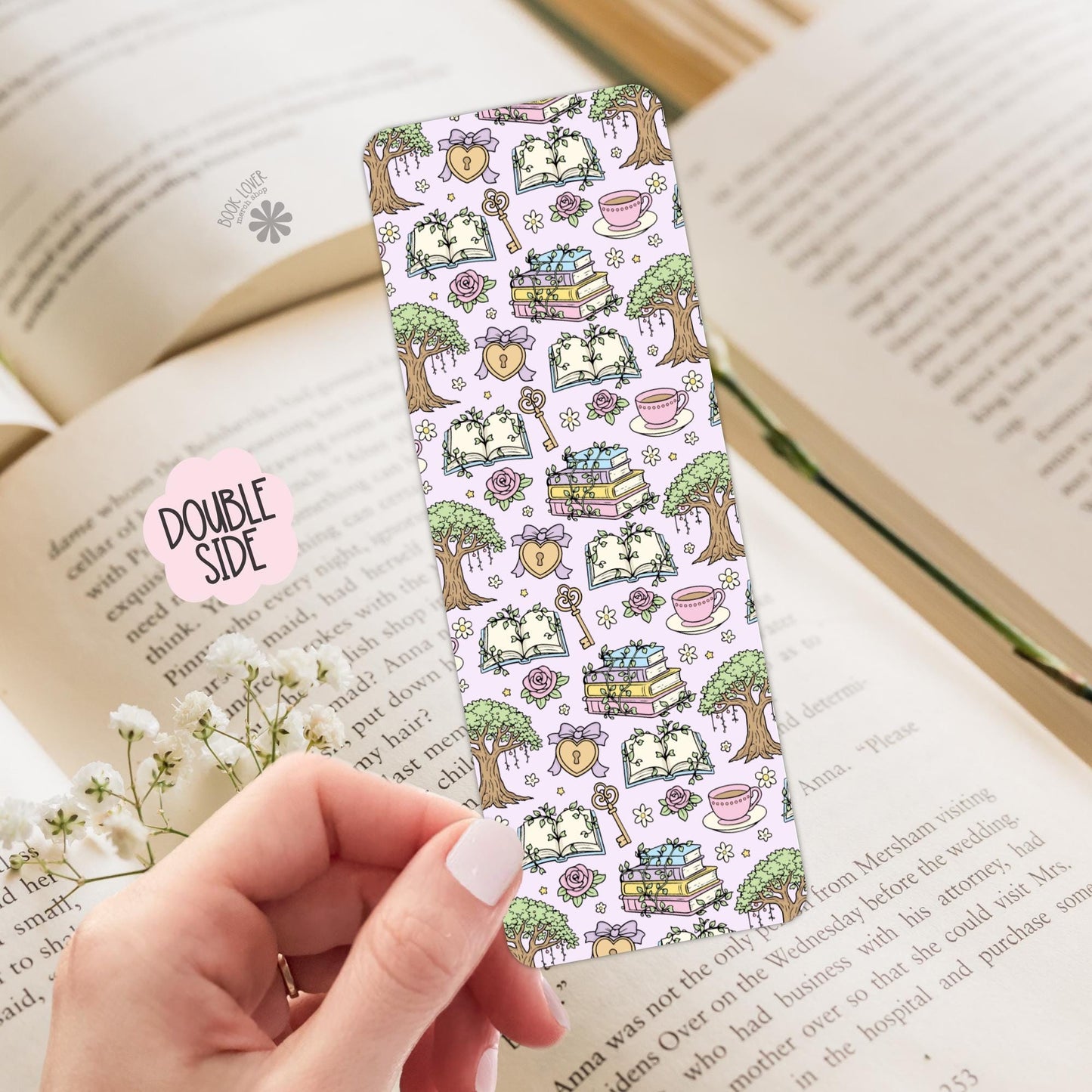 Enchanted Forest Bookmark / Whimsical Bookish Bookmark / Book Lover Gift / Bookish Merch / Reading Lover