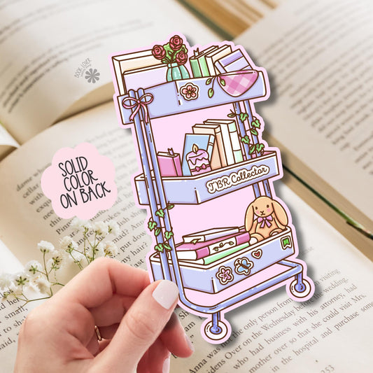 TBR Collector Shelf Bookmark / Shaped Bookish Bookmark / Book Lover Gift / Cute Bookish Merch / Romance Reader / Reading Lover