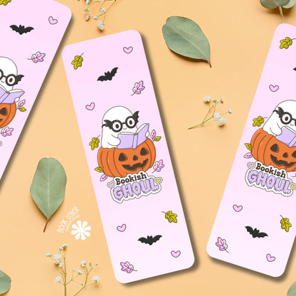 Bookish Ghoul Bookmark / Halloween Ghost Bookish Bookmark / Book Lover Gift / Bookish Merch / Smut Reader / Reading Lover
