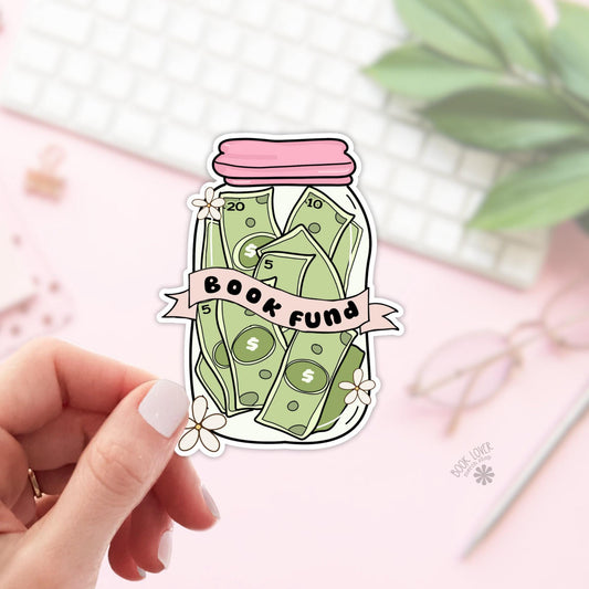 Book Fund Stickers / Bookish Stickers / Book Lover Gift / Bookish Merch / Kindle Sticker / Smut Reader / Reading Lover / E-Reader
