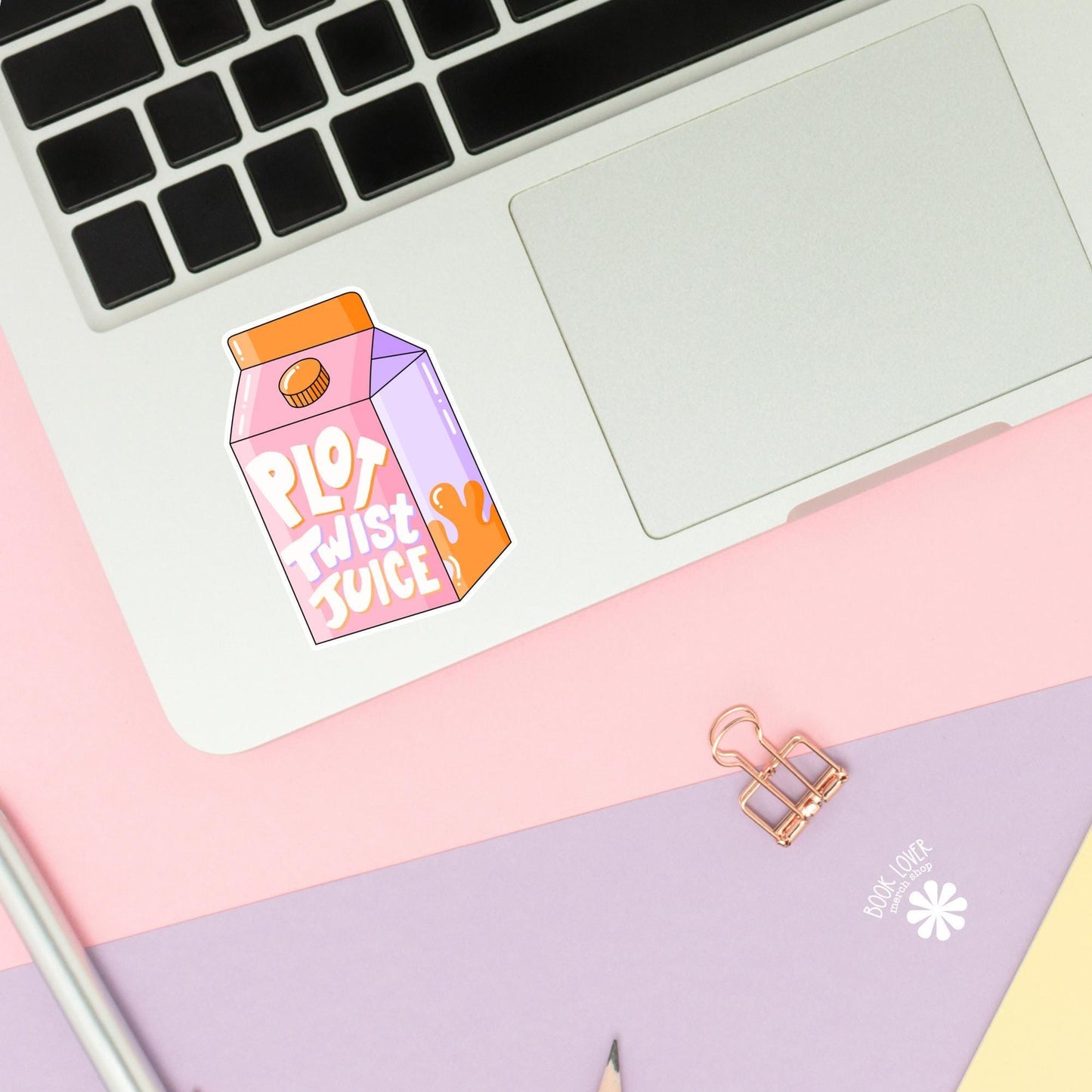 Plot Twist Juice Stickers / Bookish Stickers / Book Lover Gift / Bookish Merch / Kindle Sticker / Smut Reader / Reading Lover / E-Reader