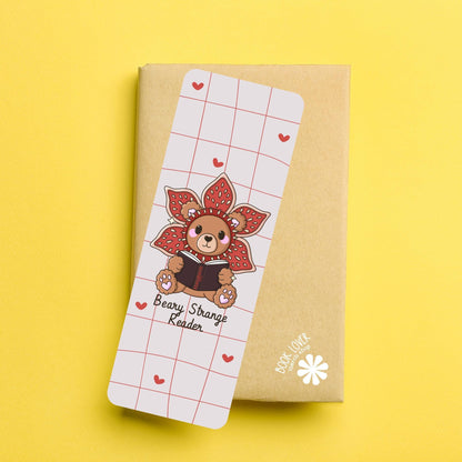 Beary Strange Reader Bookmark / Bear Bookish Bookmark / Book Lover Gift / Bookish Merch / Smut Reader / Reading Lover