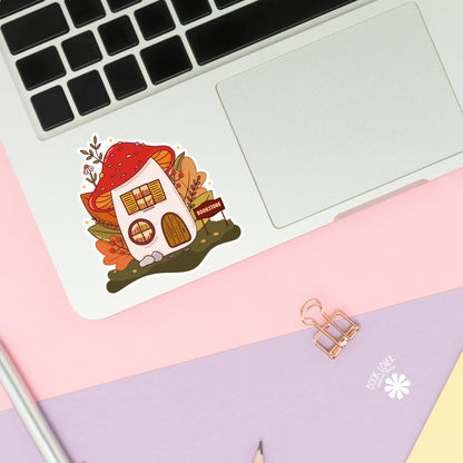 Mushroom Bookstore Stickers / Bookish Stickers / Book Lover Gift / Bookish Merch / Kindle Sticker / Smut Reader / Reading Lover / E-Reader