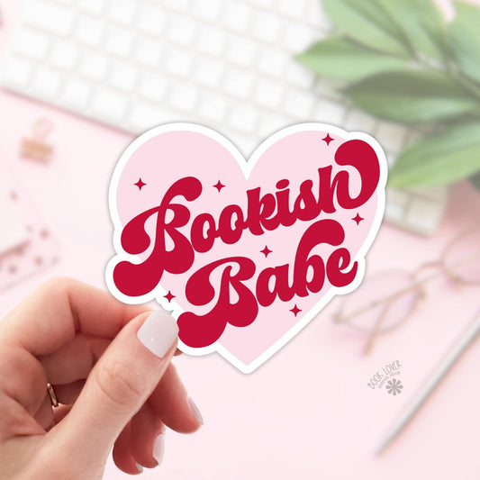 Bookish Babe Stickers / Bookish Stickers / Book Lover Gift / Bookish Merch / Kindle Sticker / Smut Reader / Reading Lover / E-Reader