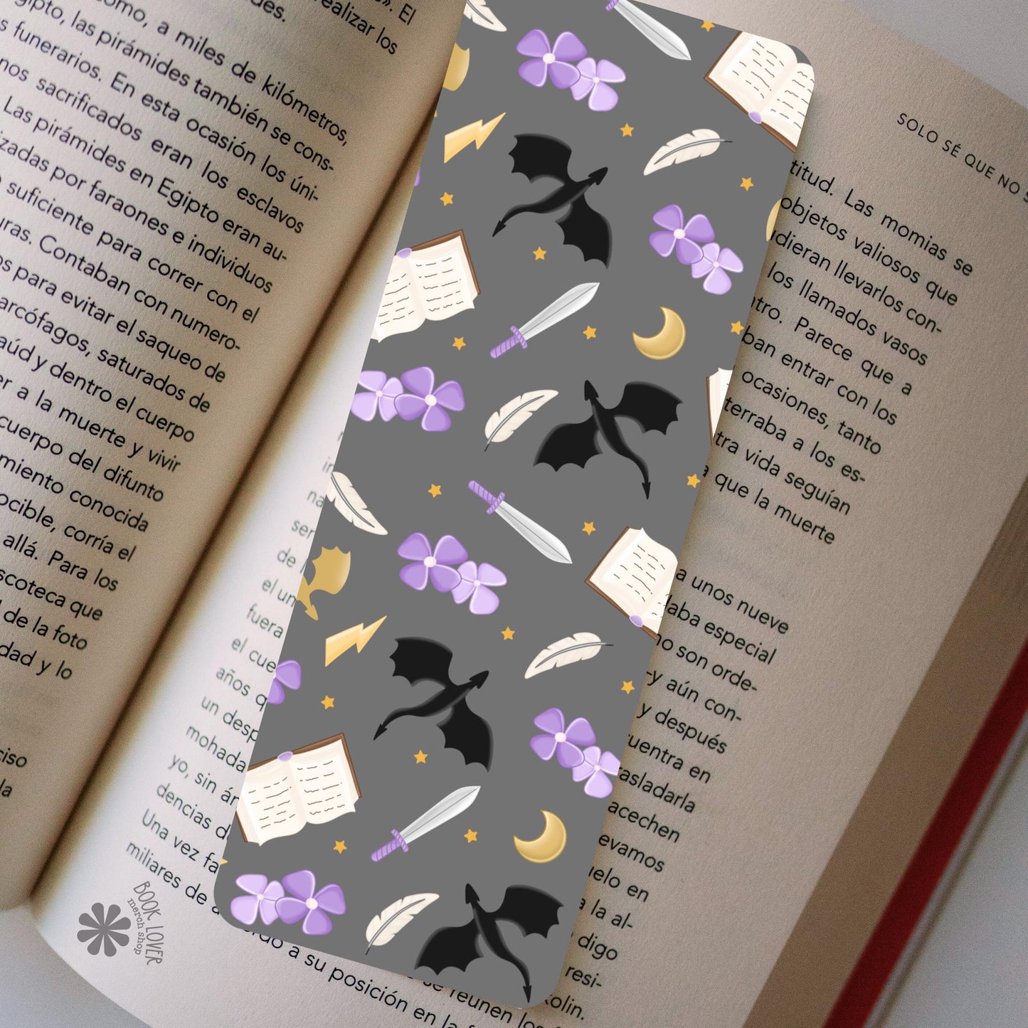 Fantasy Reader Bookmark / Dragon Bookish Bookmark / Book Lover Gift / Bookish Merch / Fantasy Reader / Reading Lover