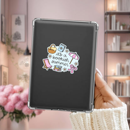 Its A Bookish Summer Stickers / Beach Bookish Stickers / Book Lover Gift / Bookish Merch / Kindle Sticker / Reading Lover / E-Reader