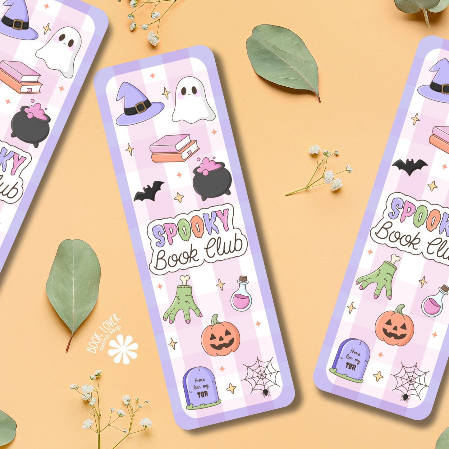 Spooky Book Club Bookmark / Halloween Bookish Bookmark / Book Lover Gift / Bookish Merch / Smut Reader / Reading Lover