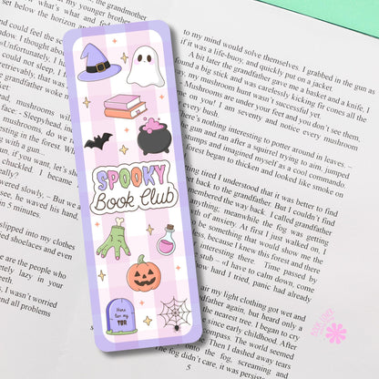 Spooky Book Club Bookmark / Halloween Bookish Bookmark / Book Lover Gift / Bookish Merch / Smut Reader / Reading Lover