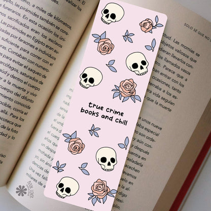 True Crime Bookmark / True Crime Books and Chill / Bookish Bookmark / Book Lover Gift / Bookish Merch / Smut Reader / Reading Lover