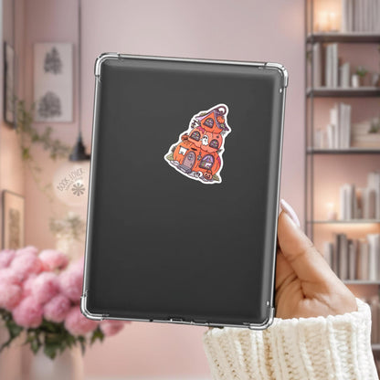 Pumpkin Bookstore Sticker / Bookish Sticker / Book Lover Gift / Funny Reader Gift / Spooky Reader / Halloween Book Lover / Pumpkin Sticker