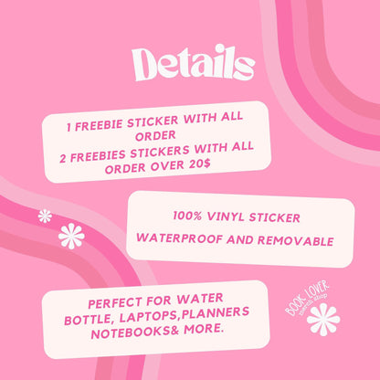 Admit One Ticket Dark Acadamia Sticker / Bookish Kindle Stickers / Book Lover Gift / Bookish Merch / Smut Reader / Reading Lover / E-Reader