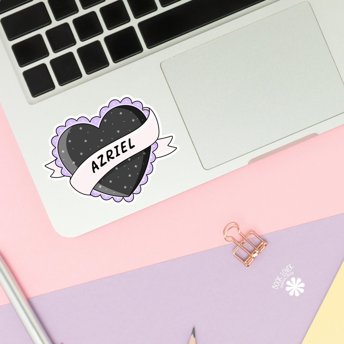 Azriel Stickers / ACOTAR / Bookish Stickers / Book Lover Gift / Bookish Merch / Kindle Sticker / Romantasy Reader / Reading Lover