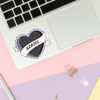 Azriel Stickers / ACOTAR / Bookish Stickers / Book Lover Gift / Bookish Merch / Kindle Sticker / Romantasy Reader / Reading Lover