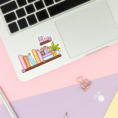 Summer Shelf Stickers / Bookish Stickers / Book Lover Gift / Bookish Merch / Kindle Sticker / Smut Reader / Reading Lover / E-Reader