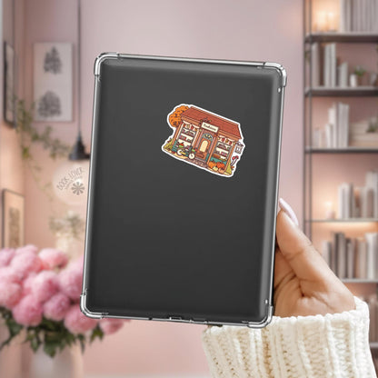 Autumn Bookstore Sticker / Bookish Sticker / Book Lover Gift / Funny Reader Gift / Cozy Reader / Fall Reading Gift / Bookstore Lover