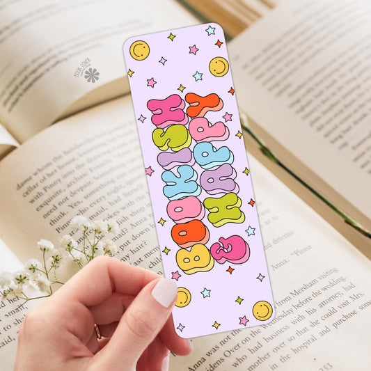 Bookish & Happy Bookmark / Bookish Bookmark / Book Lover Gift / Bookish Merch / Smut Reader / Reading Lover