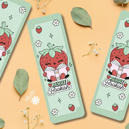 Berry Bookish Bookmark / Strawberry Bookish Bookmark / Book Lover Gift / Bookish Merch / Smut Reader / Reading Lover