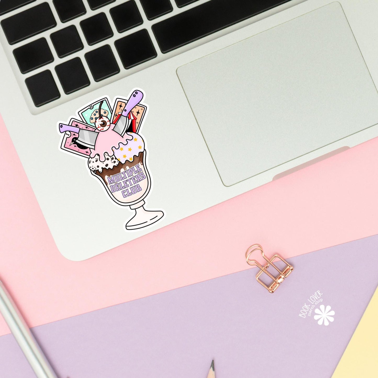 Multiple Deleters Club Stickers / Bookish Stickers / Book Lover Gift / Bookish Merch / Kindle Sticker / Dark Romance Reading Lover