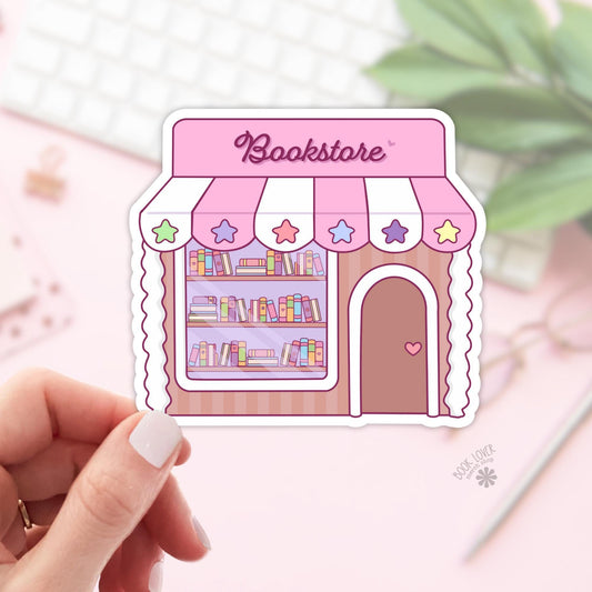 Pink Bookstore Stickers / Bookish Stickers / Book Lover Gift / Bookish Merch / Kindle Sticker / Smut Reader / Reading Lover / E-Reader