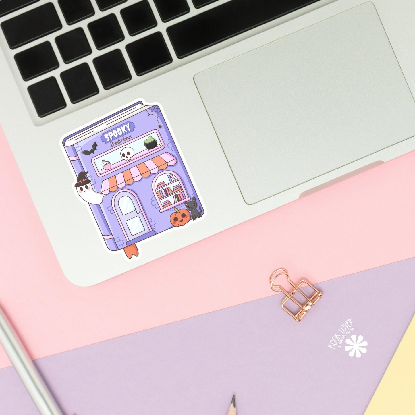 Spooky Bookstore Stickers / Halloween Bookish Stickers / Book Lover Gift / Bookish Merch / Kindle Sticker / Smut Reader / Reading Lover