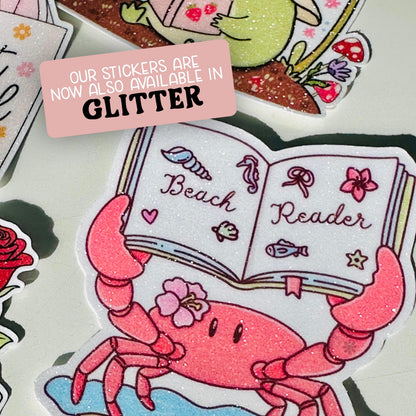 Hot Ghouls Read Stickers / Bookish Ghost Stickers / Book Lover Gift / Bookish Merch / Kindle Sticker / Spooky Reader / Halloween Lover