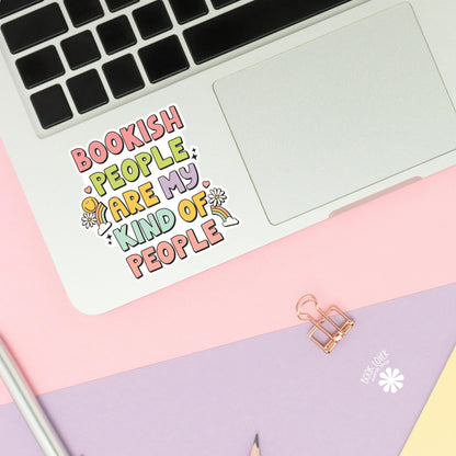 Bookish People Are My Kind of People Stickers / Bookish Stickers / Book Lover Gift / Bookish Merch / Kindle Sticker / Smut Reader