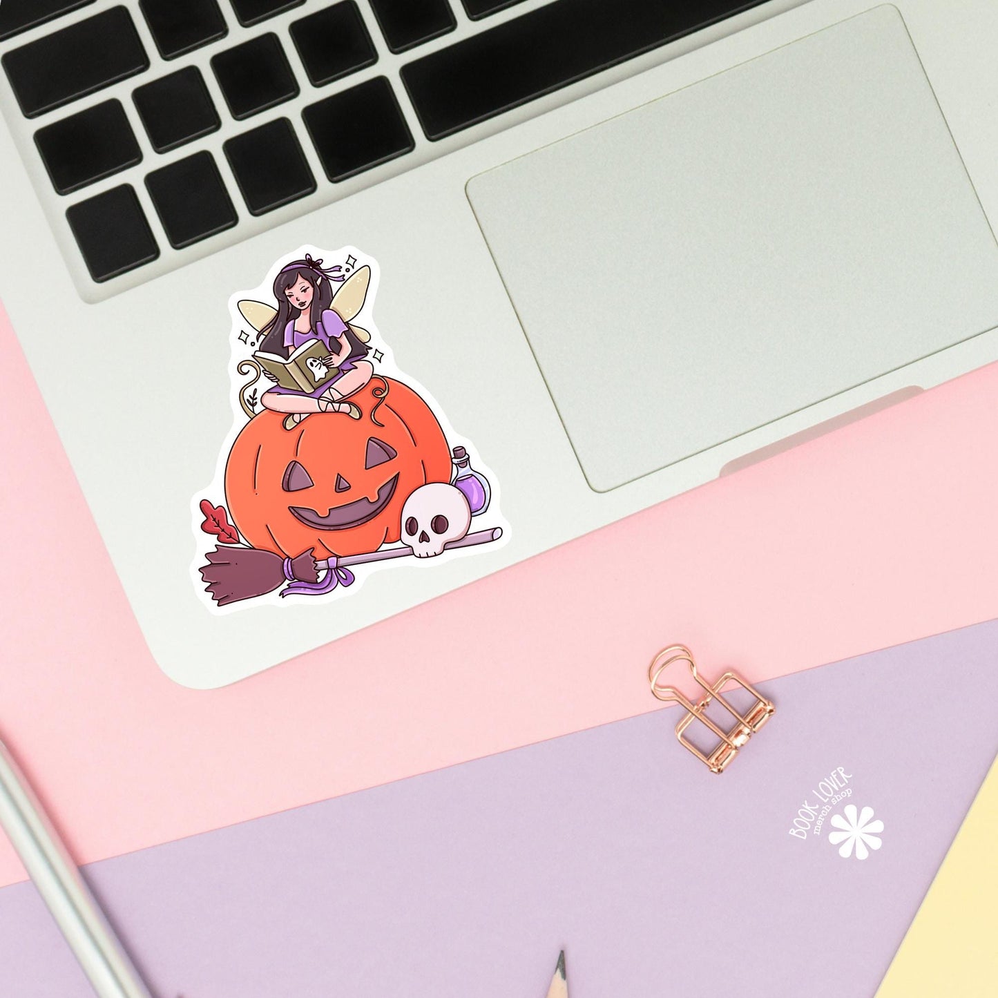 Halloween Fairy Tale Sticker / Bookish Sticker / Book Lover Gift / Funny Reader Gift / Dark Fairy Tale / Spooky Reader / Fantasy Book Lover