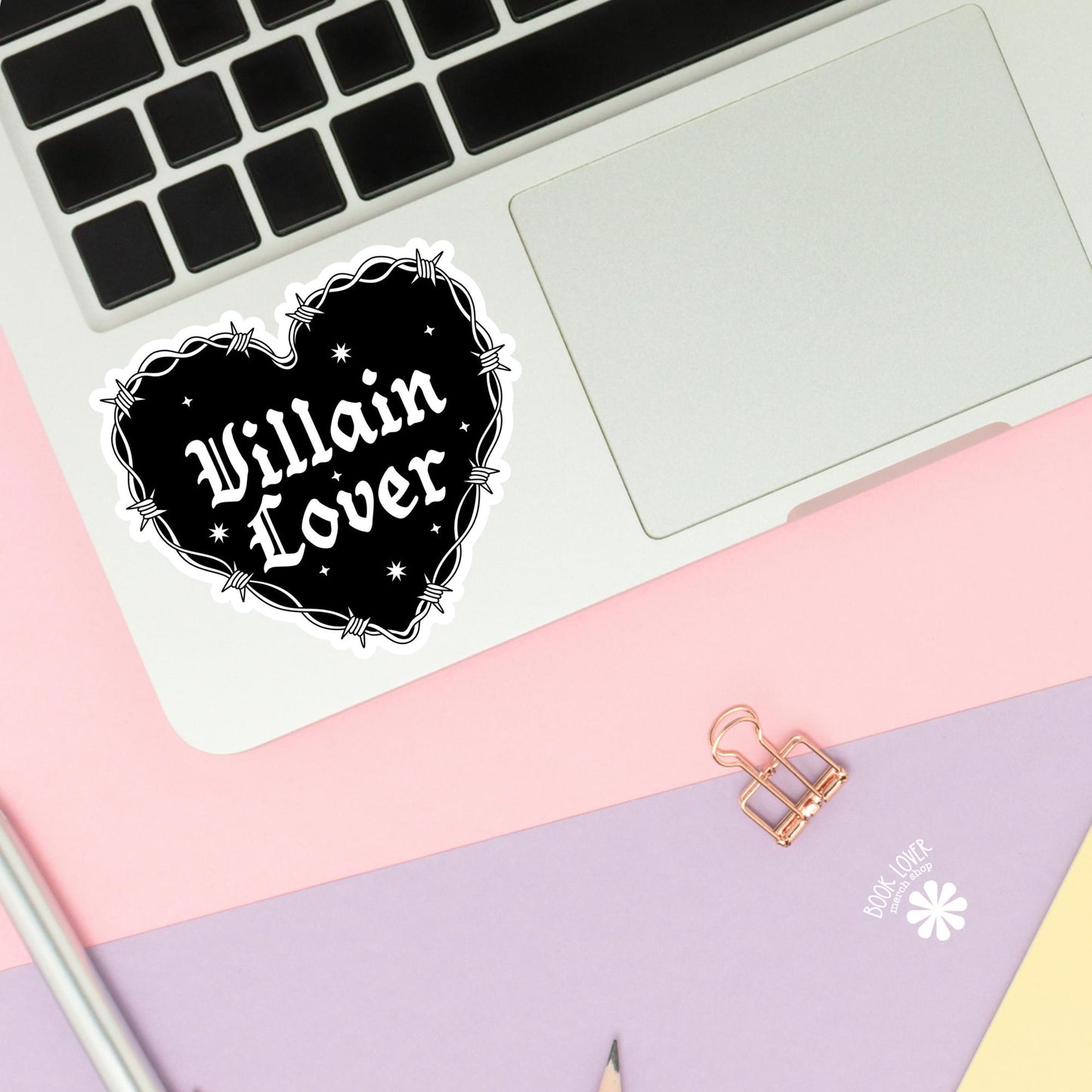 Villain Lover Stickers / Bookish Stickers / Book Lover Gift / Bookish Merch / Kindle Sticker / Smut Reader / Reading Lover / E-Reader
