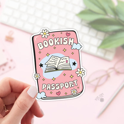Bookish Passport Stickers / Bookish Stickers / Book Lover Gift / Bookish Merch / Kindle Sticker / Smut Reader / Reading Lover / E-Reader