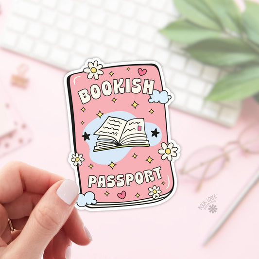 Bookish Passport Stickers / Bookish Stickers / Book Lover Gift / Bookish Merch / Kindle Sticker / Smut Reader / Reading Lover / E-Reader
