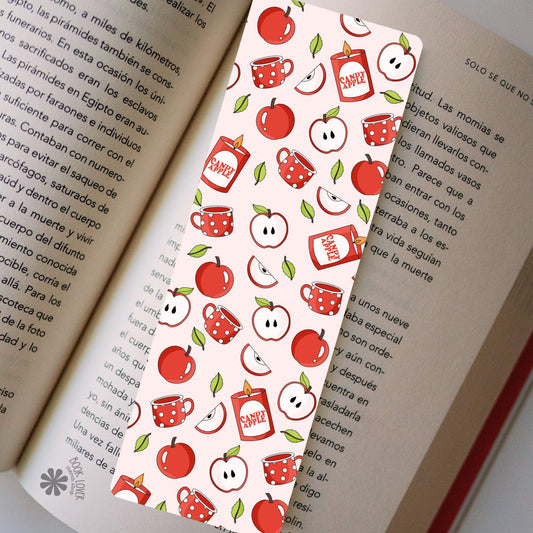Fall Bookmark / Autumn Apple Candy Bookmark / Bookish Bookmark / Book Lover Gift / Bookish Merch / Smut Reader / Reading Lover