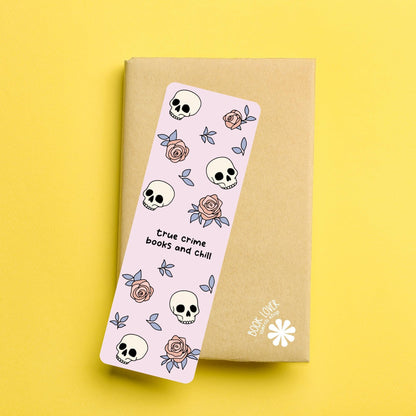 True Crime Bookmark / True Crime Books and Chill / Bookish Bookmark / Book Lover Gift / Bookish Merch / Smut Reader / Reading Lover