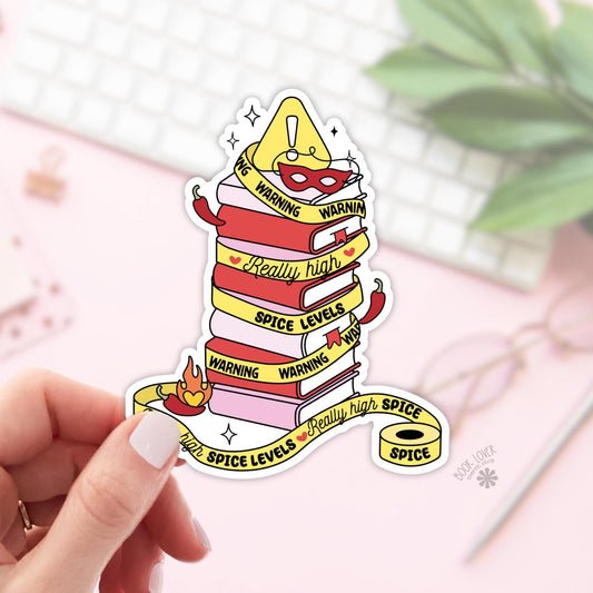 Warning May Contain Smut Stickers / Bookish Stickers / Book Lover Gift / Bookish Merch / Kindle Sticker / Smut Reader / Reading Lover