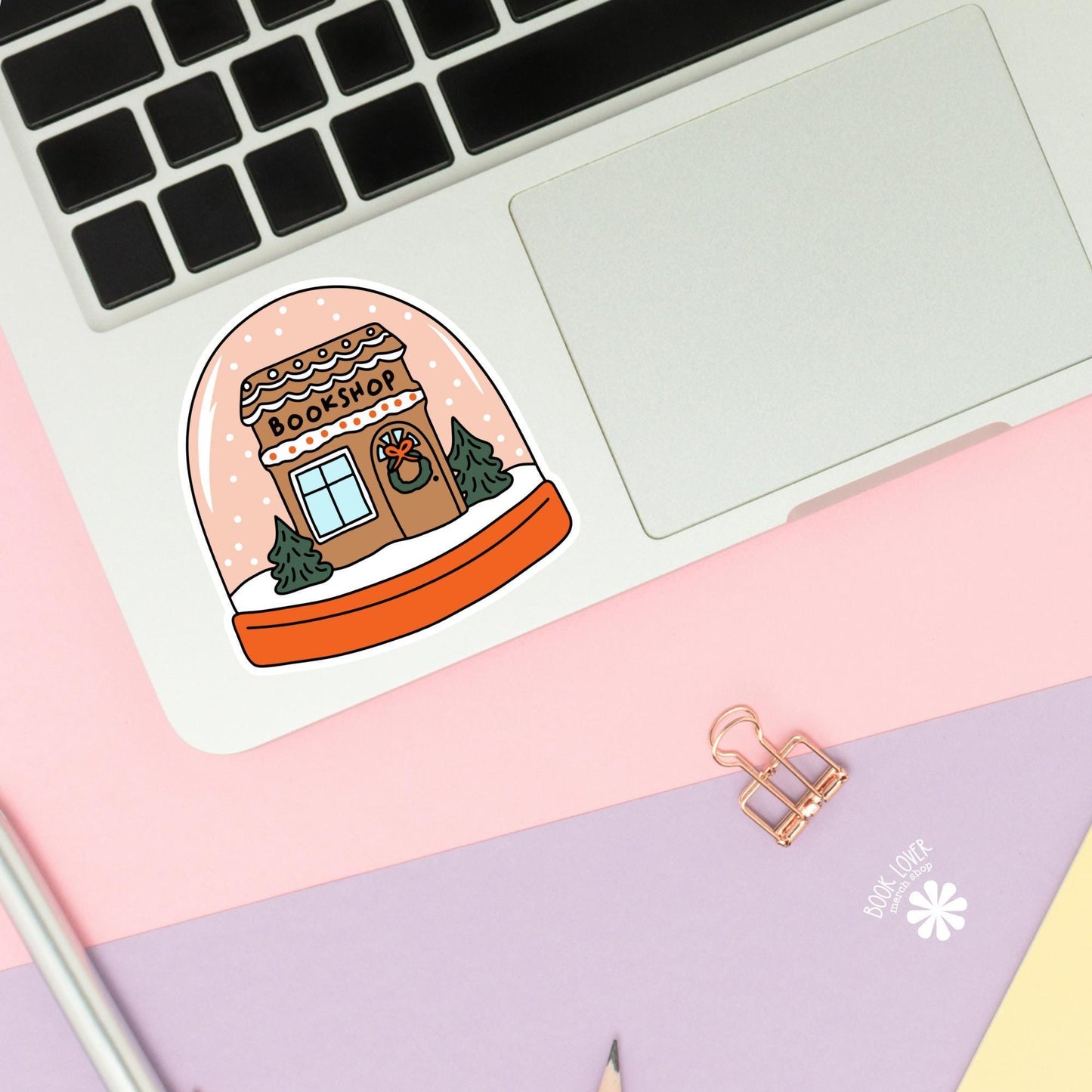 Winter Bookshop Stickers / Bookish Stickers / Book Lover Gift / Bookish Merch / Kindle Sticker / Smut Reader / Reading Lover / E-Reader