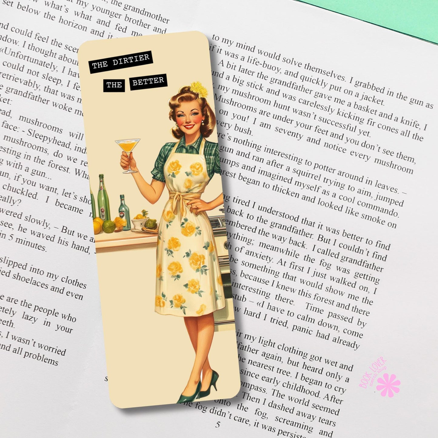 The Dirtier The Better Bookmark / Bookish Bookmark / Book Lover Gift / Bookish Merch / Smut Reader / Reading Lover