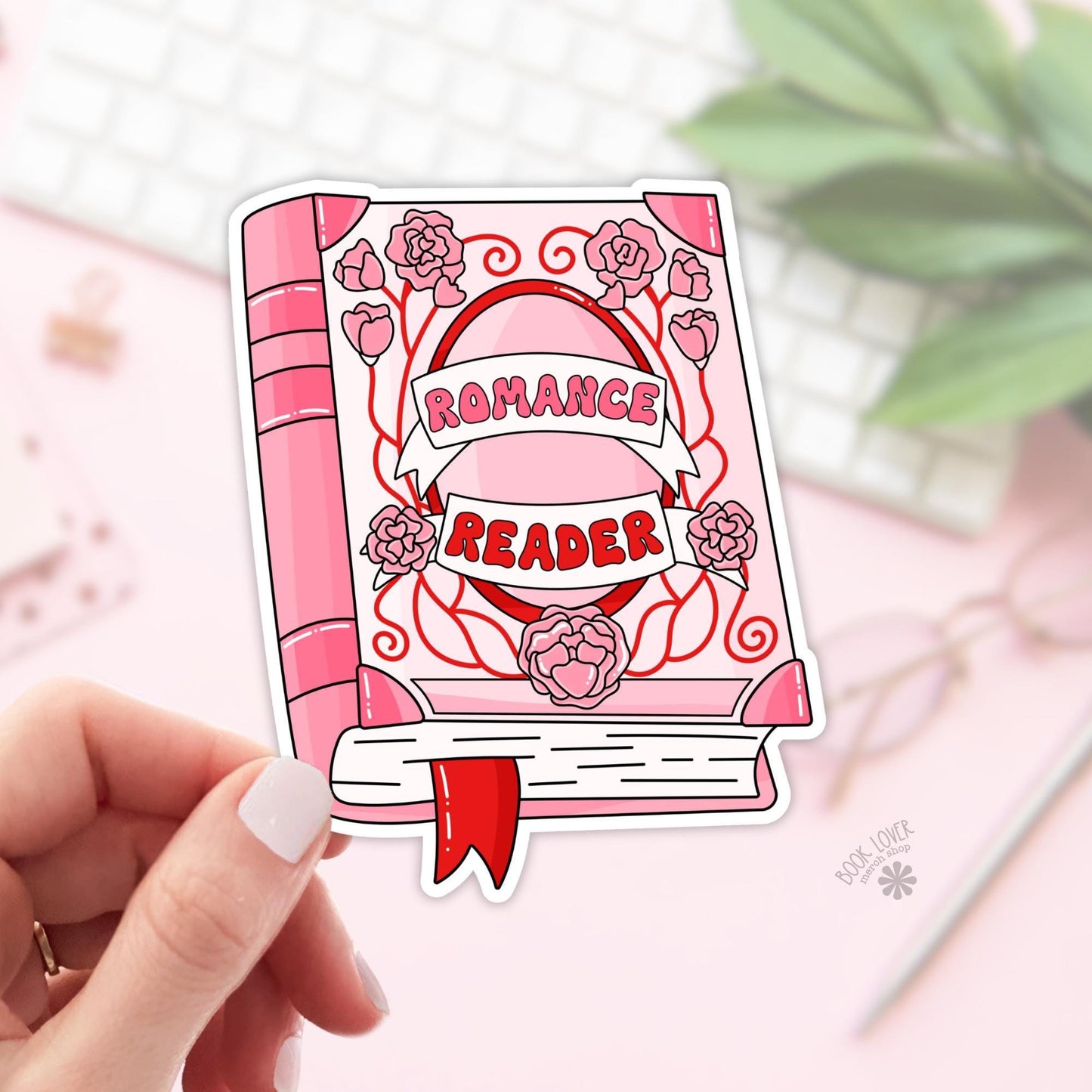 Romance Reader Stickers / Bookish Stickers / Book Lover Gift / Bookish Merch / Kindle Sticker / Smut Reader / Reading Lover / E-Reader