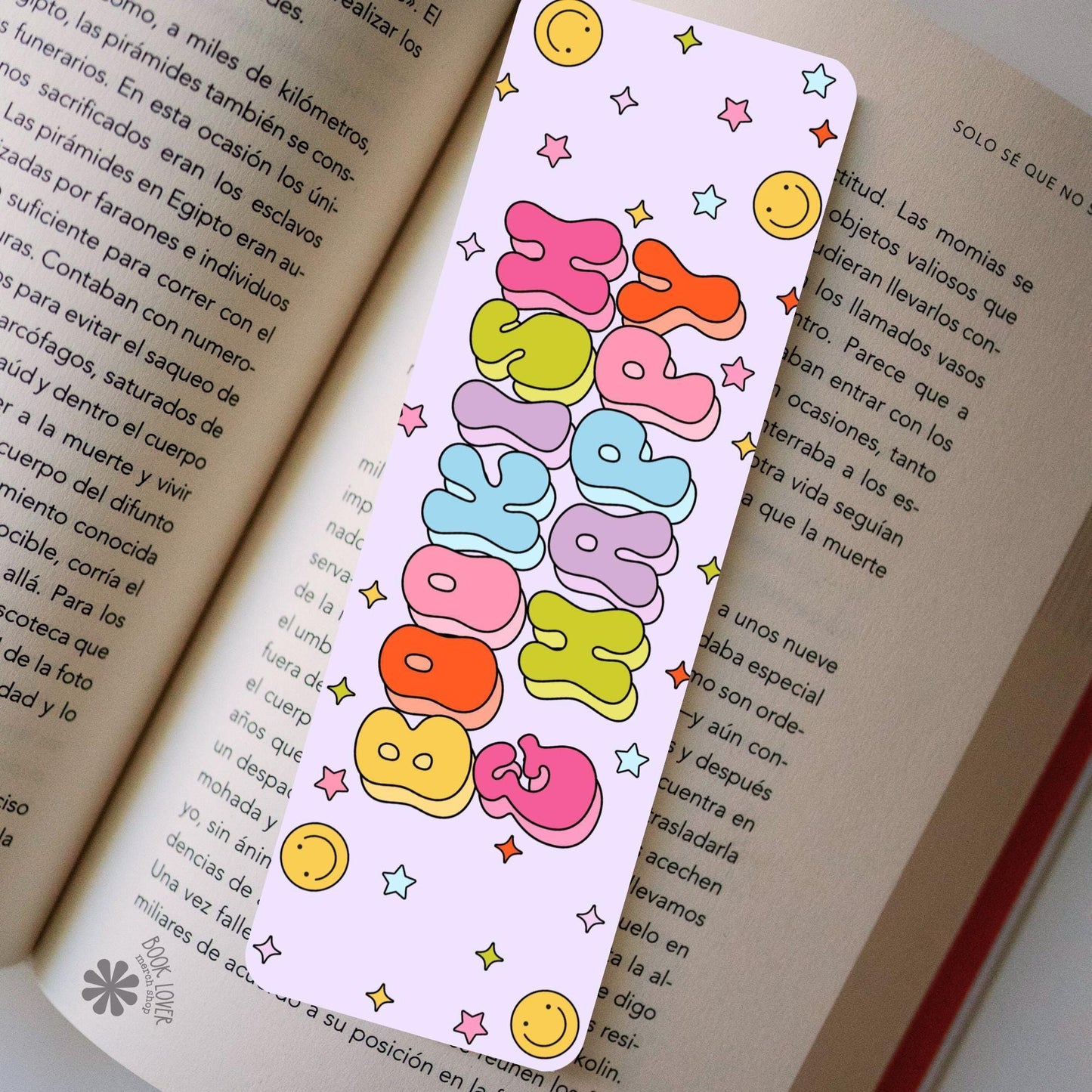 Bookish & Happy Bookmark / Bookish Bookmark / Book Lover Gift / Bookish Merch / Smut Reader / Reading Lover