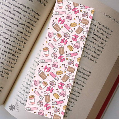 Cozy Ice Coffee Bookmark / Bookish Bookmark / Book Lover Gift / Bookish Merch / Smut Reader / Reading Lover / Romance Reader / Candle