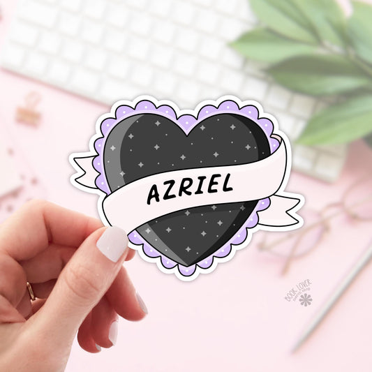 Azriel Stickers / ACOTAR / Bookish Stickers / Book Lover Gift / Bookish Merch / Kindle Sticker / Romantasy Reader / Reading Lover