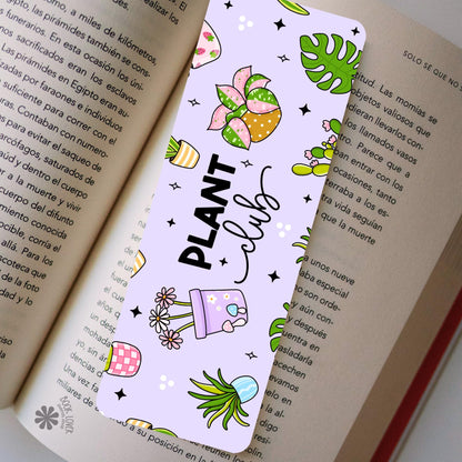 Plant Club Bookmark / Monstera Bookish Bookmark / Book Lover Gift / Bookish Merch / Reading Lover