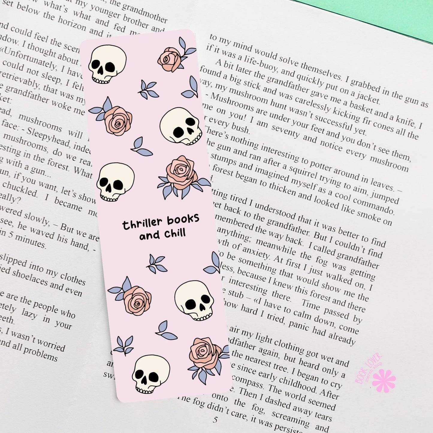 Thriller Bookmark / Thriller Books and Chill / Bookish Bookmark / Book Lover Gift / Bookish Merch / Smut Reader / Reading Lover