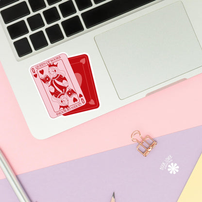 Queen Of Books Stickers / Bookish Stickers / Book Lover Gift / Bookish Merch / Kindle Sticker / Smut Reader / Reading Lover / E-Reader
