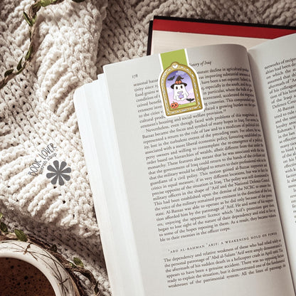 Cute Ghost Magnetic Bookmark / Halloween Bookish Bookmark / Book Lover Gift / Bookish Merch /  Reading Lover