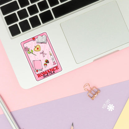 Romance Book Club Tarot Card Stickers / Bookish Stickers / Book Lover Gift / Bookish Merch / Kindle Sticker / Smut Reader / Reading Lover