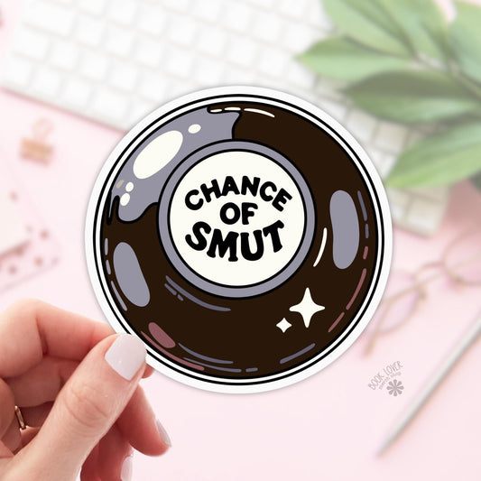 Chance of Smut Stickers / Bookish Stickers / Book Lover Gift / Bookish Merch / Kindle Sticker / Smut Reader / Reading Lover / E-Reader