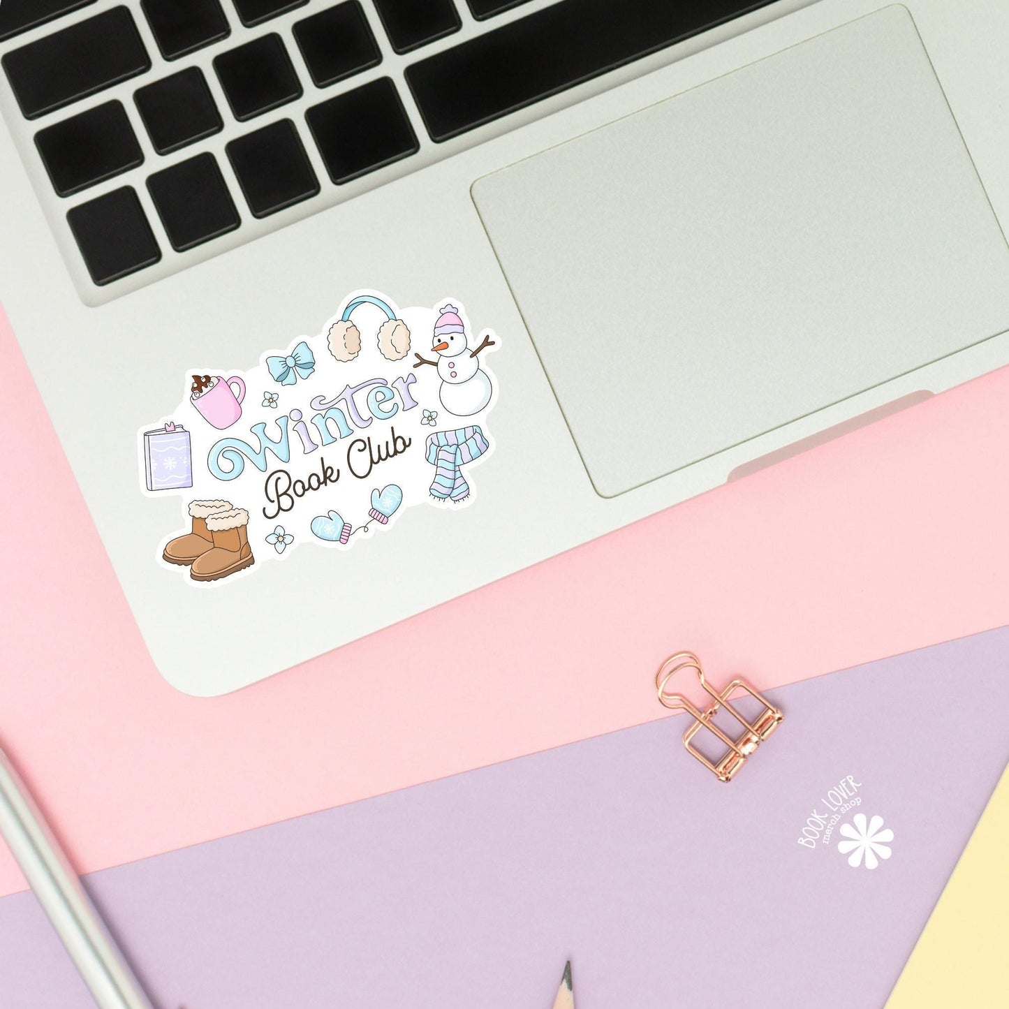 Winter Book Club Stickers / Bookish Stickers / Book Lover Gift / Bookish Merch / Kindle Sticker / Smut Reader / Reading Lover / E-Reader