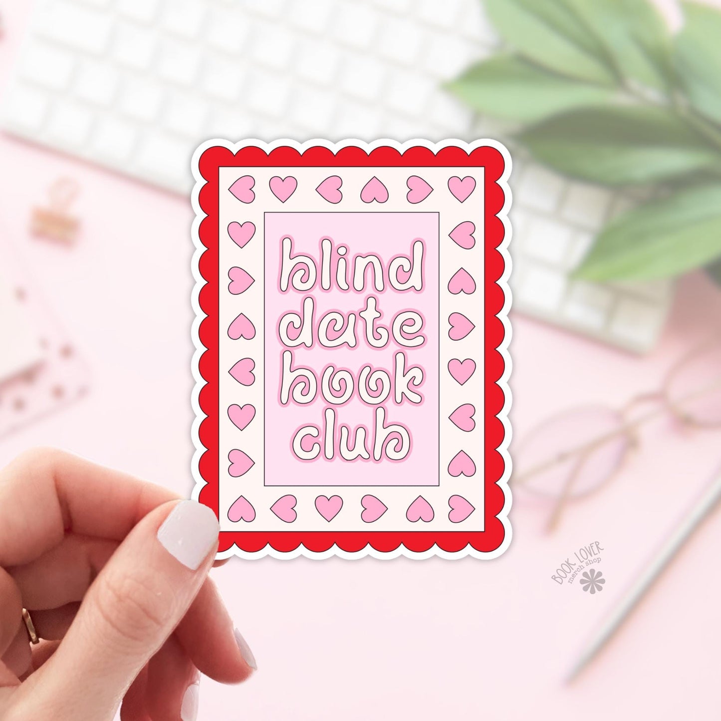 Blind Date Book Club Stickers / Bookish Stickers / Book Lover Gift / Bookish Merch / Kindle Sticker / Smut Reader / Reading Lover / E-Reader