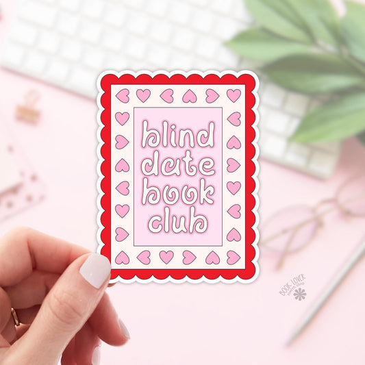Blind Date Book Club Stickers / Bookish Stickers / Book Lover Gift / Bookish Merch / Kindle Sticker / Smut Reader / Reading Lover / E-Reader
