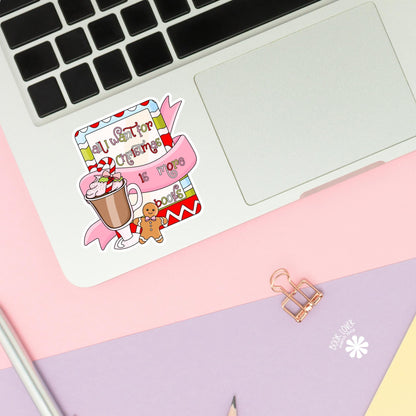 All I Want For Christmas is More Books Stickers / Bookish Stickers / Book Lover Gift / Bookish Merch / Kindle Sticker / Smut Reader